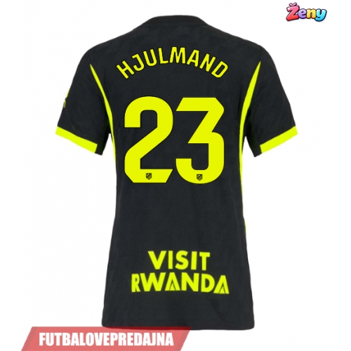 Lacne Ženy Futbalové dres Atletico Madrid Morten Hjulmand #23 2026-27 Krátky Rukáv - Preč